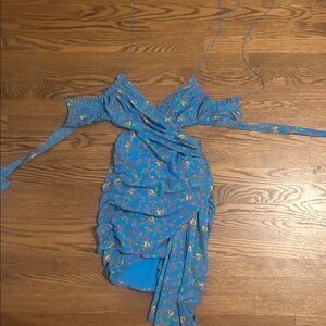 For love and lemons backless mini dress